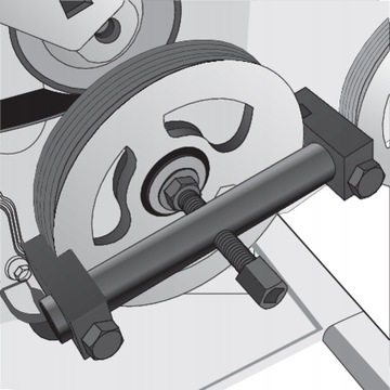 СЪЕМНИК ШКИВОВ С МНОГОРУЧНЫМИ РУЧКАМИ YT-25480 YATO