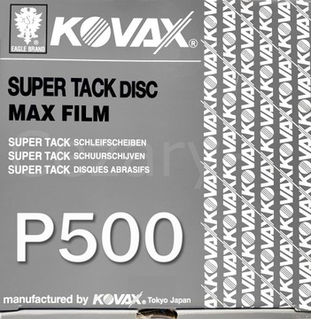 Kovax krążki ścierne MAXFILM P500 15otw. 50 szt.