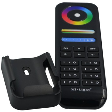 MILIGHT FUT089B ПУЛЬТ ДИСТАНЦИОННОГО УПРАВЛЕНИЯ ЧЕРНЫЙ RGB+CCT 8 ЗОН