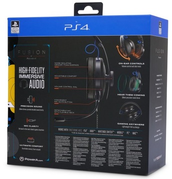 Проводные наушники FUSION PRO PS5/PS4 — PowerA