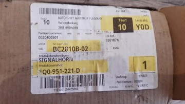 SEAT AUDI SKODA NOVÝ ORIGINÁLNÍ KLAKSON SIGNÁL ZVUKOVÝ 5Q0951221D