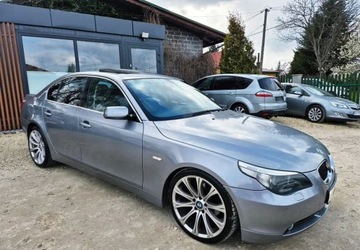 BMW Seria 5 E60 2005 BMW Seria 5 BENZYNA R6 177KM SKORA automat atrakcyjny wyglad okazja, zdjęcie 6