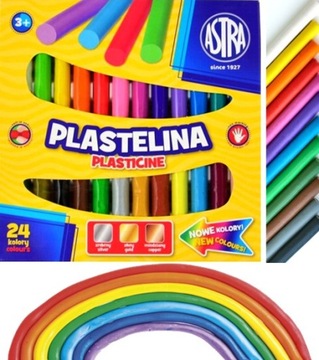 Plastelina ASTRA 24 kol.