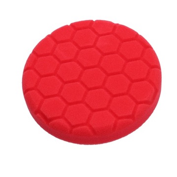 TARCZA PAD GĄBKA POLERSKA PLASTER MIODU CZERWONA 150mm