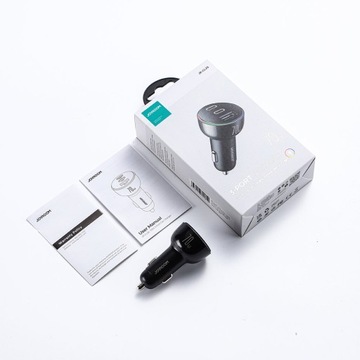 АВТОМОБИЛЬНОЕ ЗАРЯДНОЕ УСТРОЙСТВО JOYROOM FAST 70 Вт, 1xUSB, 2xUSB C С ПОДСВЕТКОЙ