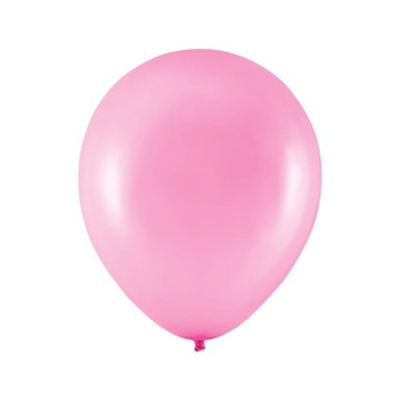 Balony do girland pudełek 12cm różowe metalik 20sz