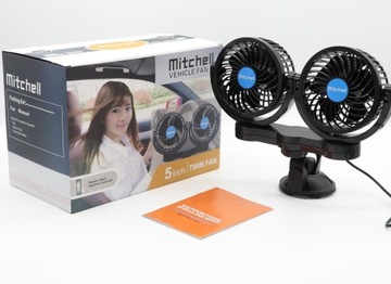 Супервентиляторная автомобильная ветряная мельница, двойная 12 В