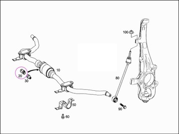 Zawór dynamic MERCEDES W166 A1663270000 ORYGINAŁ
