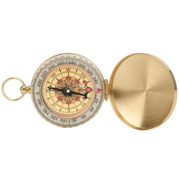 ТУРИСТИЧЕСКИЙ КОМПАС КАРМАННЫЙ КОМПАС, МЕДЬ
