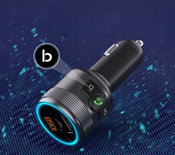 FM-ПЕРЕДАТЧИК BLUETOOTH USB TYPE C QC 3.0 + PD BASS PD 20 Вт