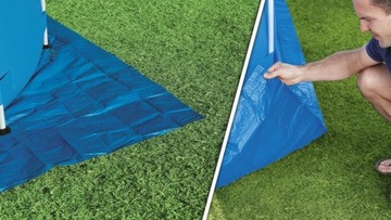 Bestway Брезентовый коврик для бассейна 335x335 см 58001