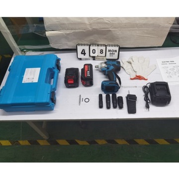 AKUMULATOROWY ELECTRIC KLUCZ UDAROWY 1/2'' KLUCZ DO KÓŁ 520NM AKU