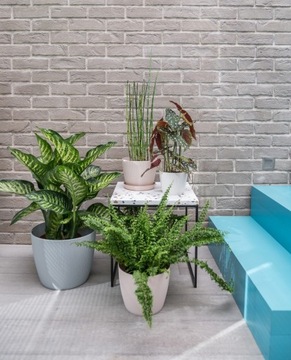 Doniczka osłonka Magnolia Jumper 110 Lamela Beż