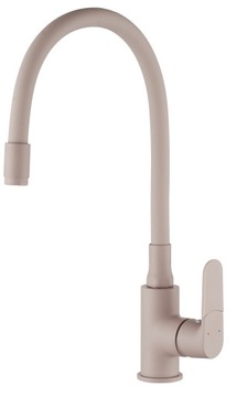 Смеситель для КУХНИ с гибким изливом, бежевый