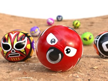 COOL BALLS ИГРА С ФИГУРКАМИ 3 ШАРА + 3 ОДЕЖДЫ ШПАГА-СЮРПРИЗ