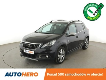Peugeot 2008 I SUV Facelifting 1.2 PureTech 110KM 2017 Peugeot 2008 1.2 Automat Crossway Panorama Navi