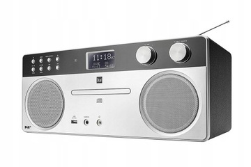 MINI WIEŻA CYFROWA DUAL DAB555 DAB+ FM CD MP3 AUX BT 2X20 W RMS