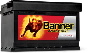 Akumulator Banner Power Bull 12V 74Ah 680A P+ p7412 MOŻLIWY DOWÓZ MONTAŻ