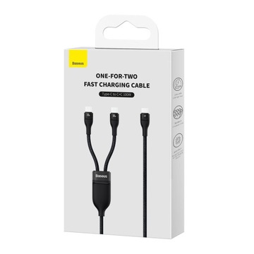 КАБЕЛЬ BASEUS FAST USB-C — 2xUSB-C 100 Вт, 1,5 м