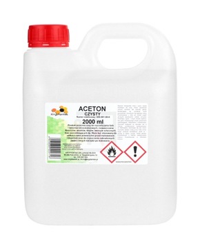 ACETON CZYSTY TECHNICZNY ZMYWACZ ODTŁUSZCZACZ 2L