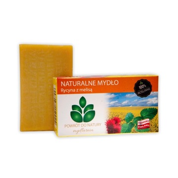 Mydło EKO z rycyną melisą Powrót do Natury 100 g