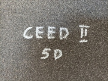 KIA CEED 2 II HATCHBACK POLIČKA ZADNÍ KUFRU ORIG.