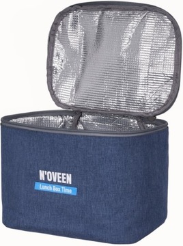 LUNCH BOX PODGRZEWANY N'oveen LB755 60 W Glamour 60°C INOX 2x Pojemnik
