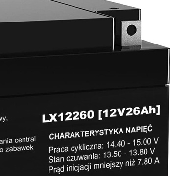ГЕЛЕВЫЙ АККУМУЛЯТОР ДЛЯ ТРАКТОРНОЙ КОСИЛКИ 12 В 24 Ач L+