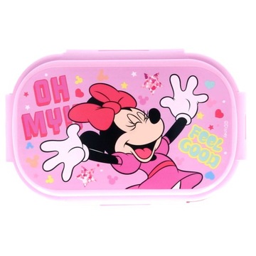 Pudełko + sztućce na Jedzenie SZKOŁY Myszka Minnie