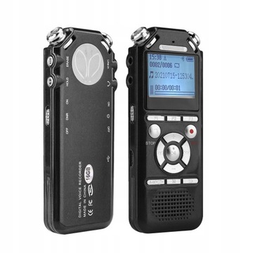 MINI DYKTAFON CYFROWY RETRO OLED PODSŁUCH MP3 16G