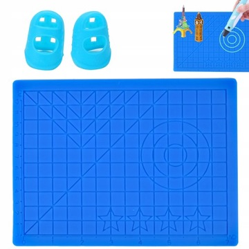 FORMA SILIKONOWA MATA SZABLONY ZESTAW DŁUGOPIS 3D