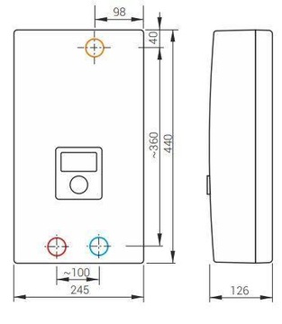ЭЛЕКТРОННЫЙ МГНОВЕННЫЙ НАГРЕВАТЕЛЬ KOSPEL - 11.09.48ч.
