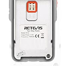 Retevis RT24 Walkie Talkie, Профессиональная рация с наушниками, PMR