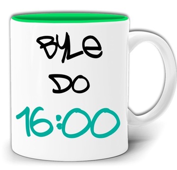 BYLE DO 16 KUBEK Z ZIELONYM ŚRODKIEM +PUDEŁK GW199