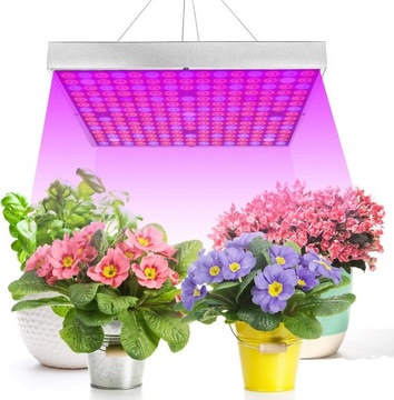LAMPA DO UPRAWY ROŚLIN 45W 225 LED PANELOWE ŚWIATŁO DO ROŚLIN GROWLIGHT