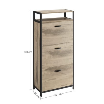 LOFT откидной шкаф для обуви в деревенском стиле