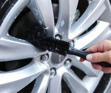 ЩЕТКА ДЛЯ МЫТЬЯ ДИСКОВ И КОЛЕС - ЧЕРНАЯ, ГРУБАЯ щетина