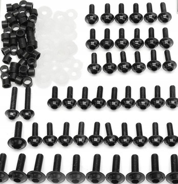 НАБОР МОТОЦИКЛОВЫХ ВИНТОВ + ОБЛИКАТЕЛЬНЫХ ПЛАСТИН 193 ШТ. ДЛЯ ПЛАСТМАССОВОГО СКУТЕРА