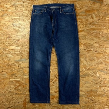 Spodnie Jeansowe LEVIS 504 33x34 Straight Proste Męskie Denim