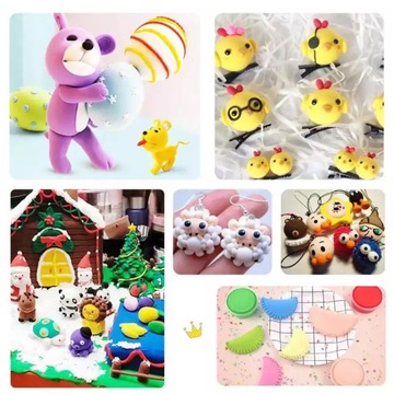 ПЛАСТИКИН SENSO ПЕНА ПОЛИМЕРНАЯ ГЛИНА 12 шт.