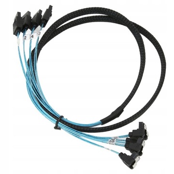 Прямой кабель Mini SAS 4 SATA на 4 SATA