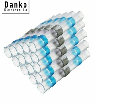 ZŁĄCZKI KOSZULKI Termokurczliwe z cyną 4,5mm x10