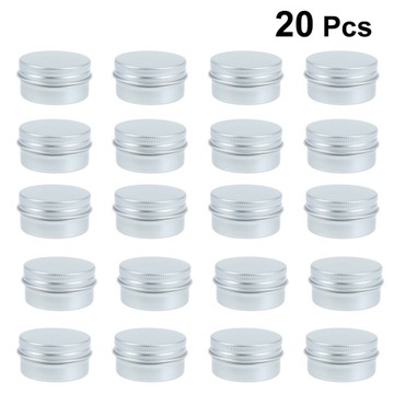 20szt. 20ml podróżny pojemnik na kosmetyki z aluminium
