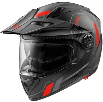 Premier XTrail XT, kask z klapką i daszkiem, r.M