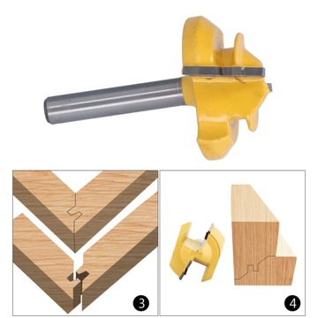 Угловая фреза 45° Фреза 1/4 дюйма