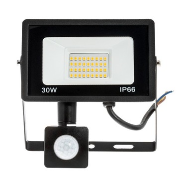 Галогенный светодиодный прожектор 30Вт LAMP с датчиком движения