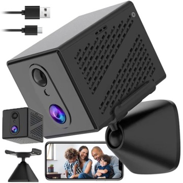 Špionážní Kamera Mini Bezdrátová Wifi Skrytá Detekce 1080P S Noční Ir