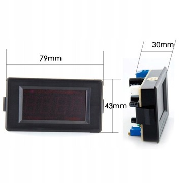 Шунтирующий амперметр 200А 3 2/1 цифровой