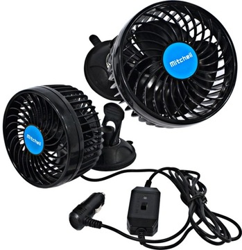 WENTYLATOR TURBO WIATRAK SAMOCHODOWY 12V 15cm 6