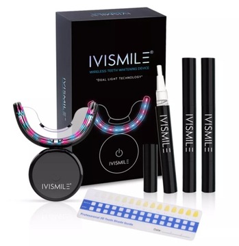 Zestaw do wybielania zębów z lampą LED IVISMILE